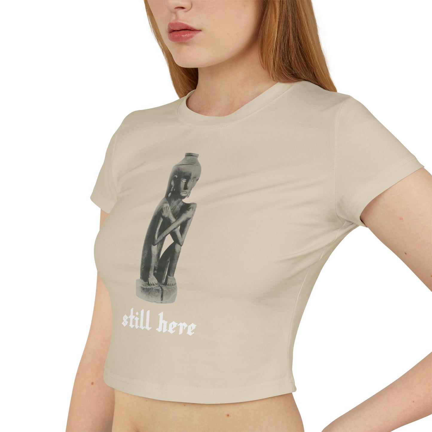 STILL HERE Baby Tee Crop
