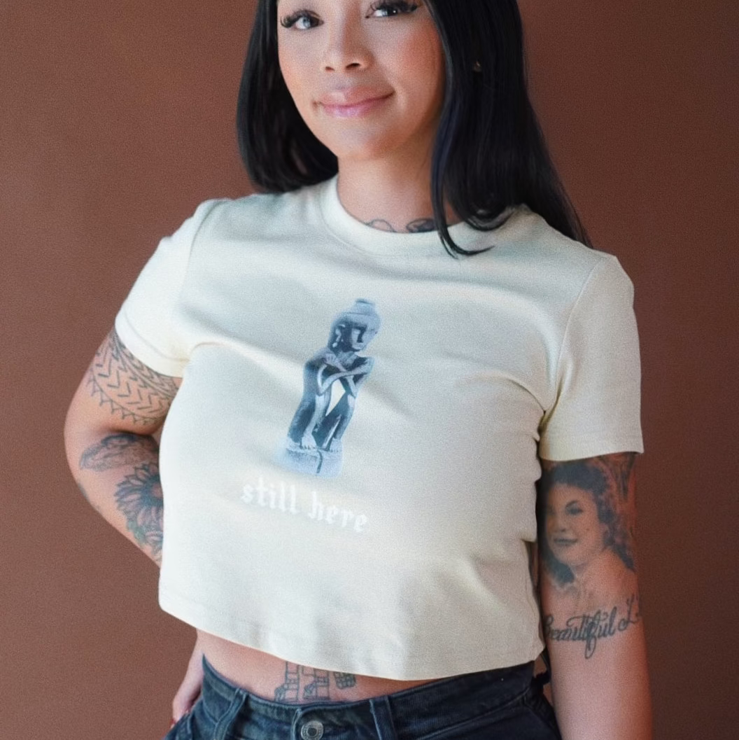 STILL HERE Baby Tee Crop
