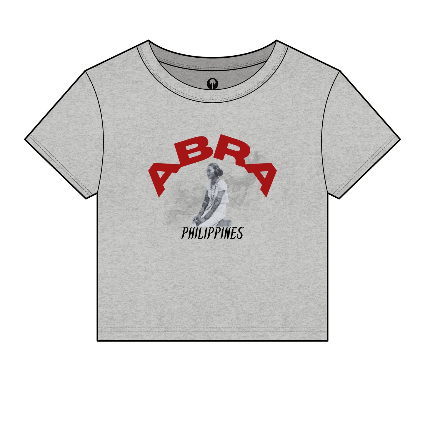 MOTHER LANDS Crop Tee - Red ABRA