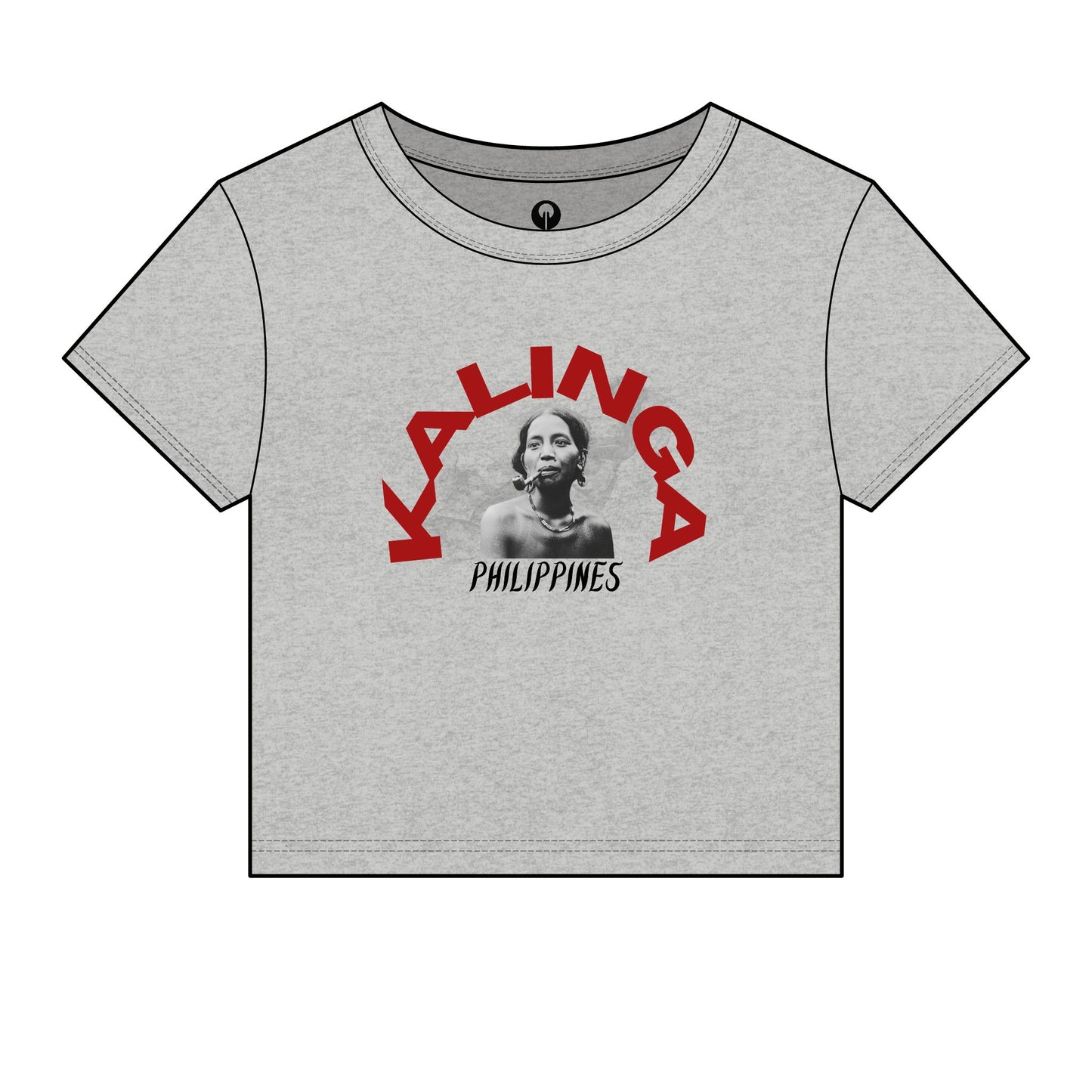 MOTHER LANDS Crop Tee - Red KALINGA