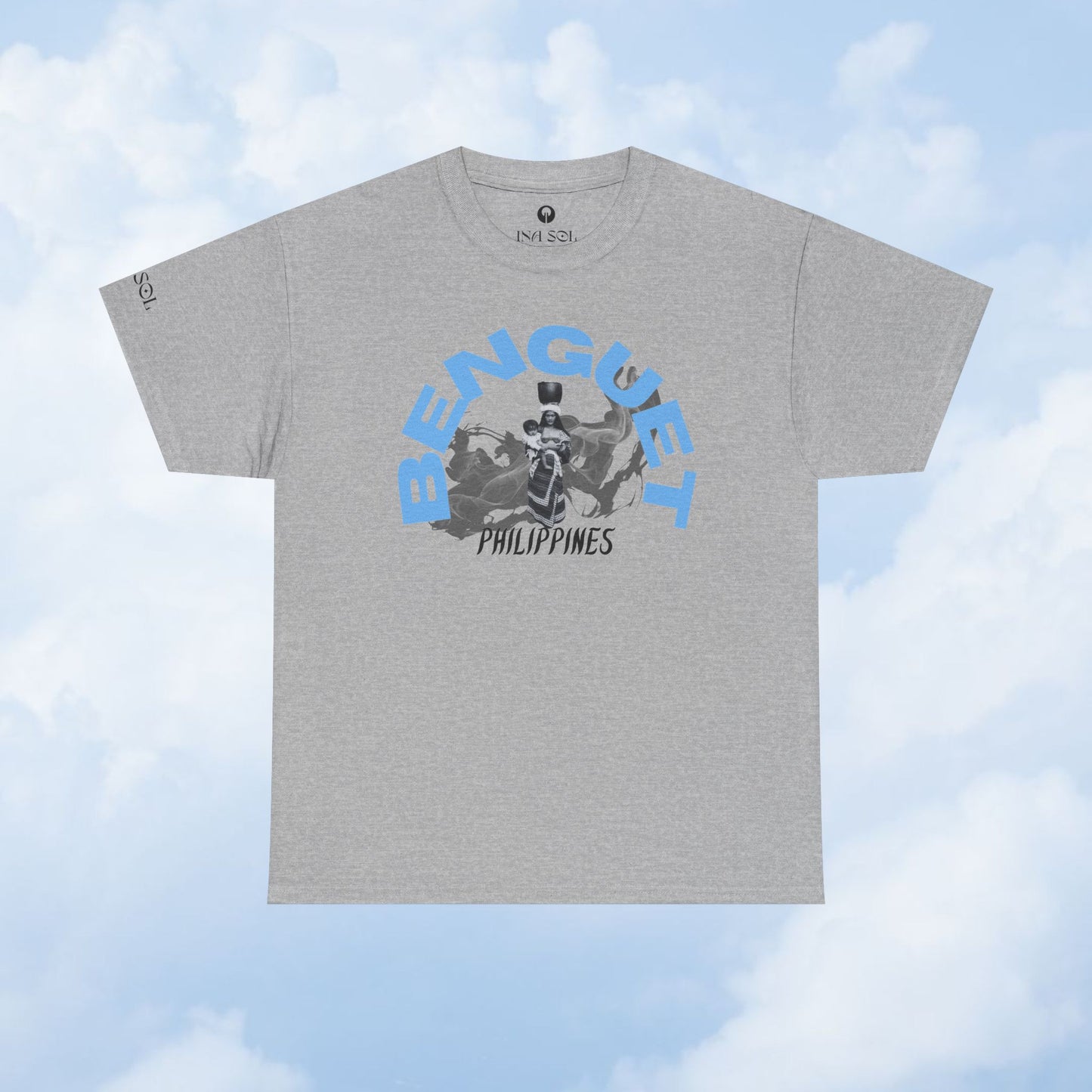 MOTHER LANDS Tee - Blue BENGUET