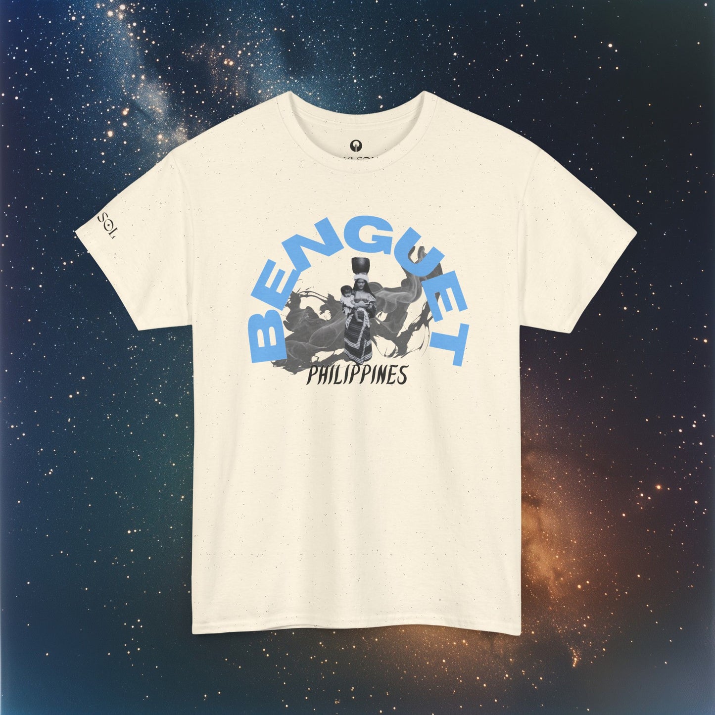 MOTHER LANDS Tee - Blue BENGUET