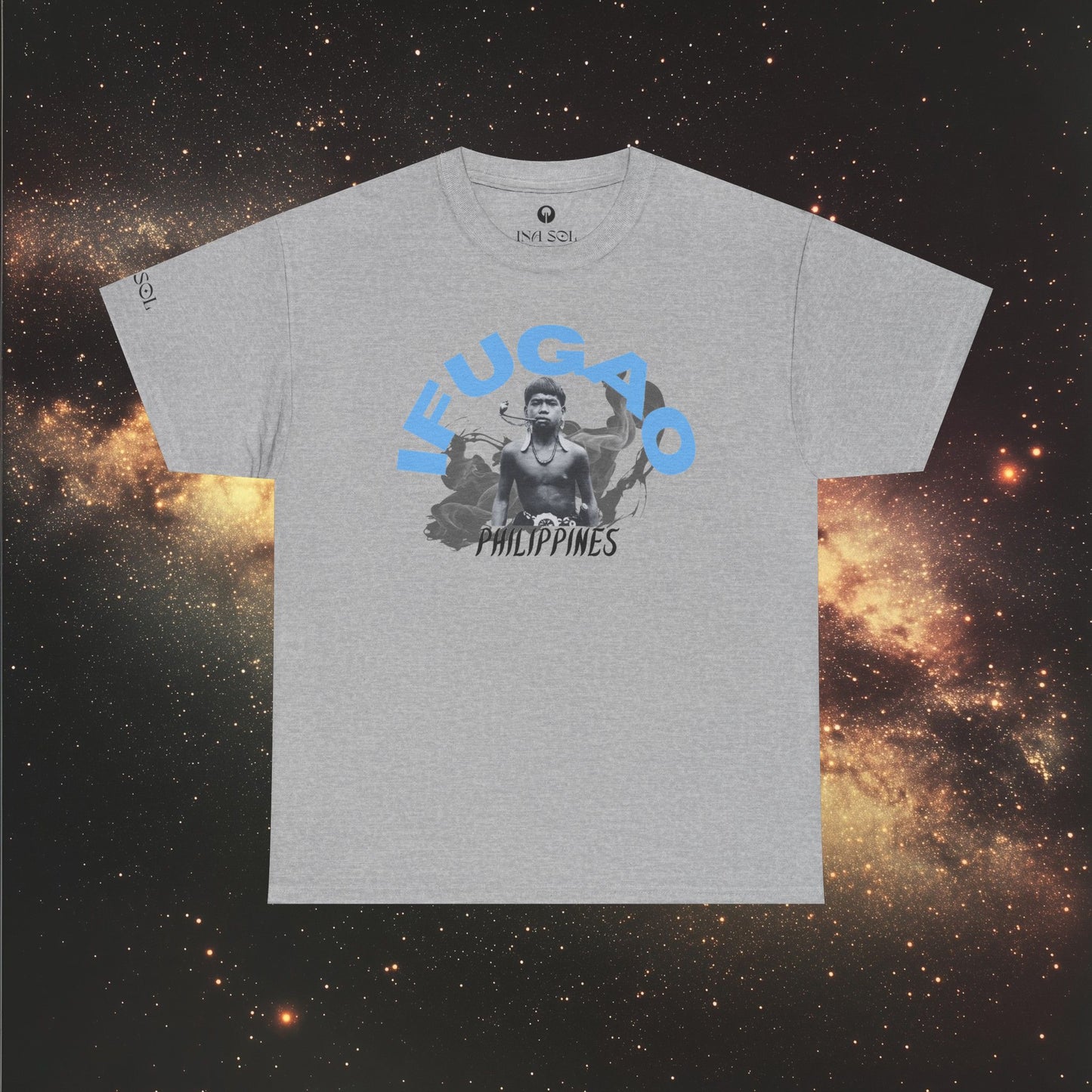 MOTHER LANDS Tee - Blue IFUGAO