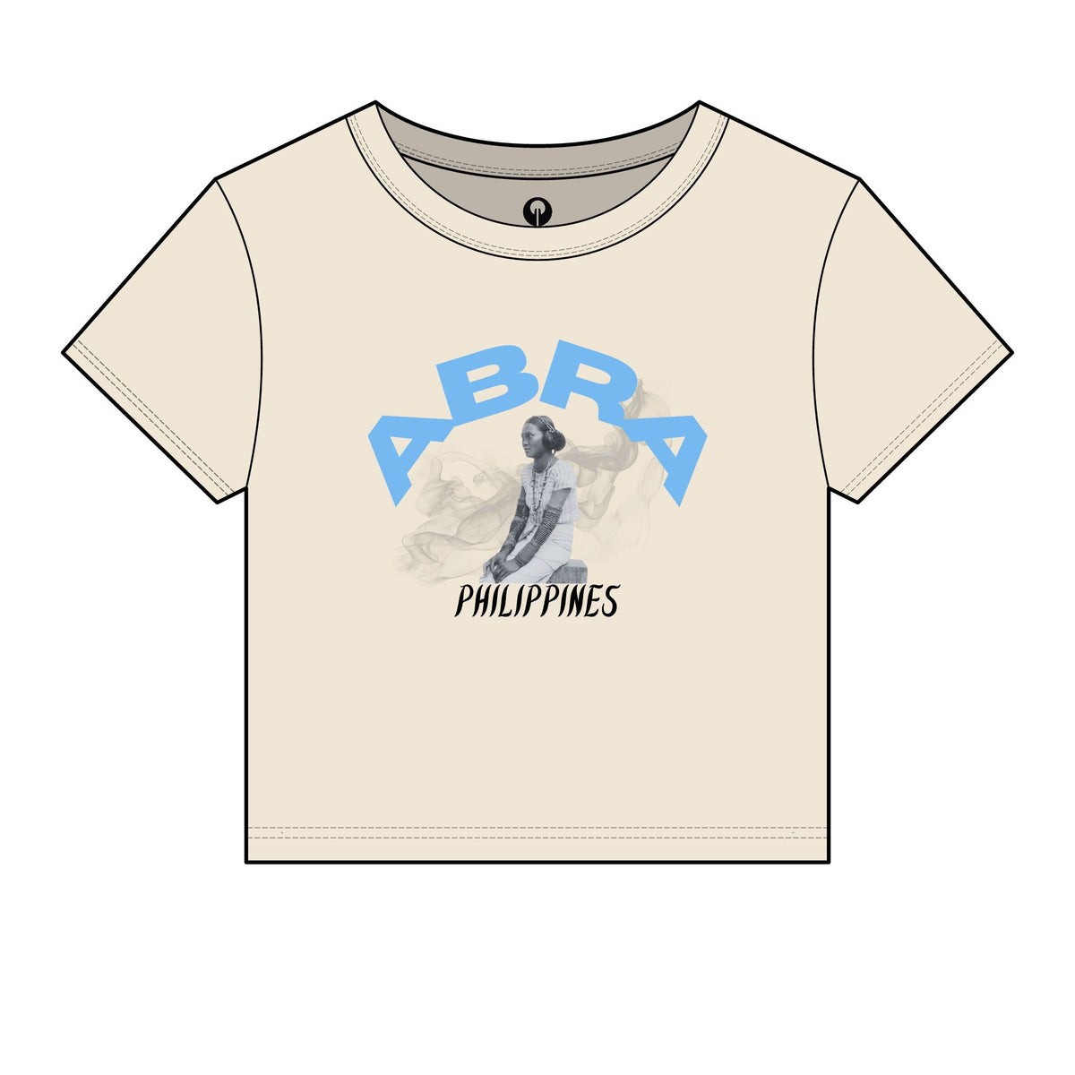 MOTHERLANDS Crop Tee - Blue ABRA