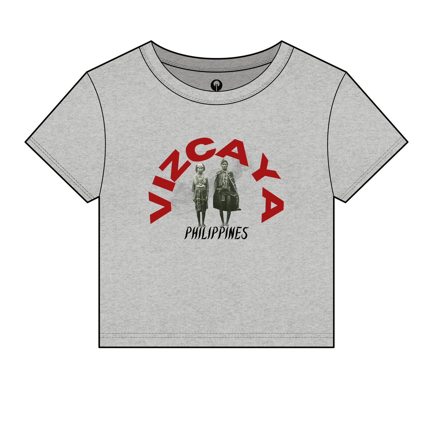 MOTHER LANDS Crop Tee - Red VIZCAYA