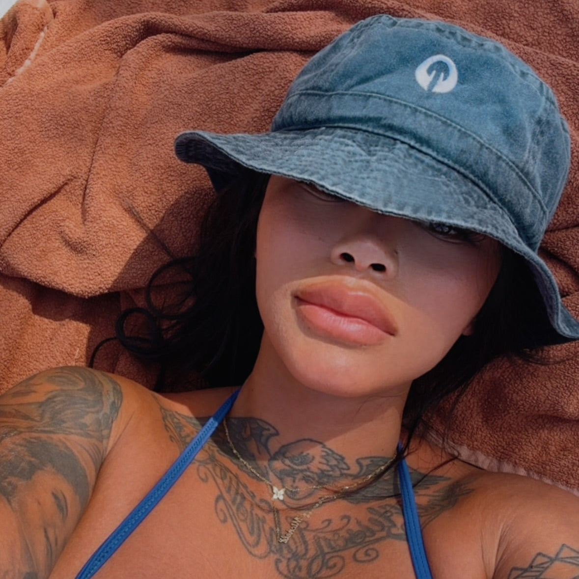 Shengsheng Bucket Hat - Denim Blue