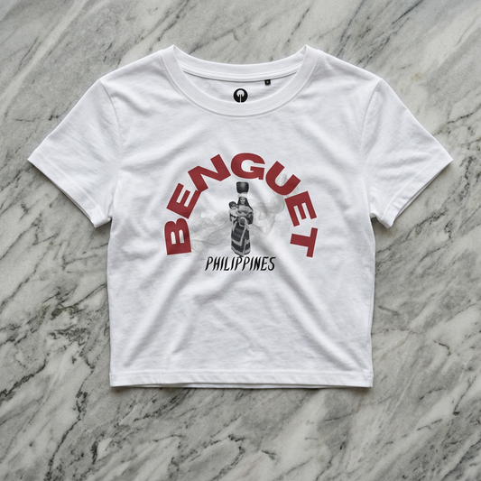 MOTHER LANDS Crop Tee - Red BENGUET