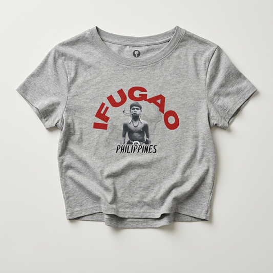 MOTHERLANDS Crop Tee - Red IFUGAO