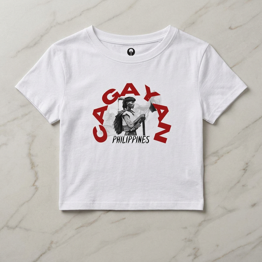 MOTHERLANDS Crop Tee - Red CAGAYAN