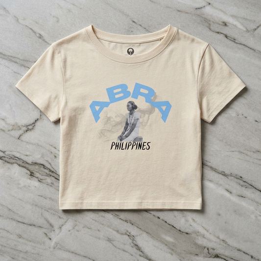 MOTHERLANDS Crop Tee - Blue ABRA