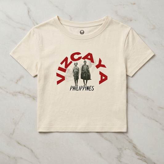 MOTHER LANDS Crop Tee - Red VIZCAYA