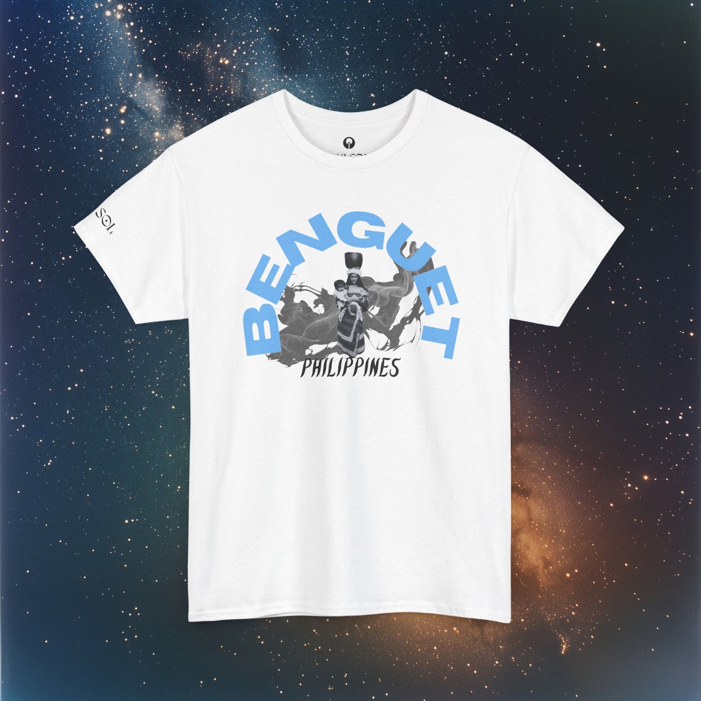 MOTHER LANDS Tee - Blue BENGUET