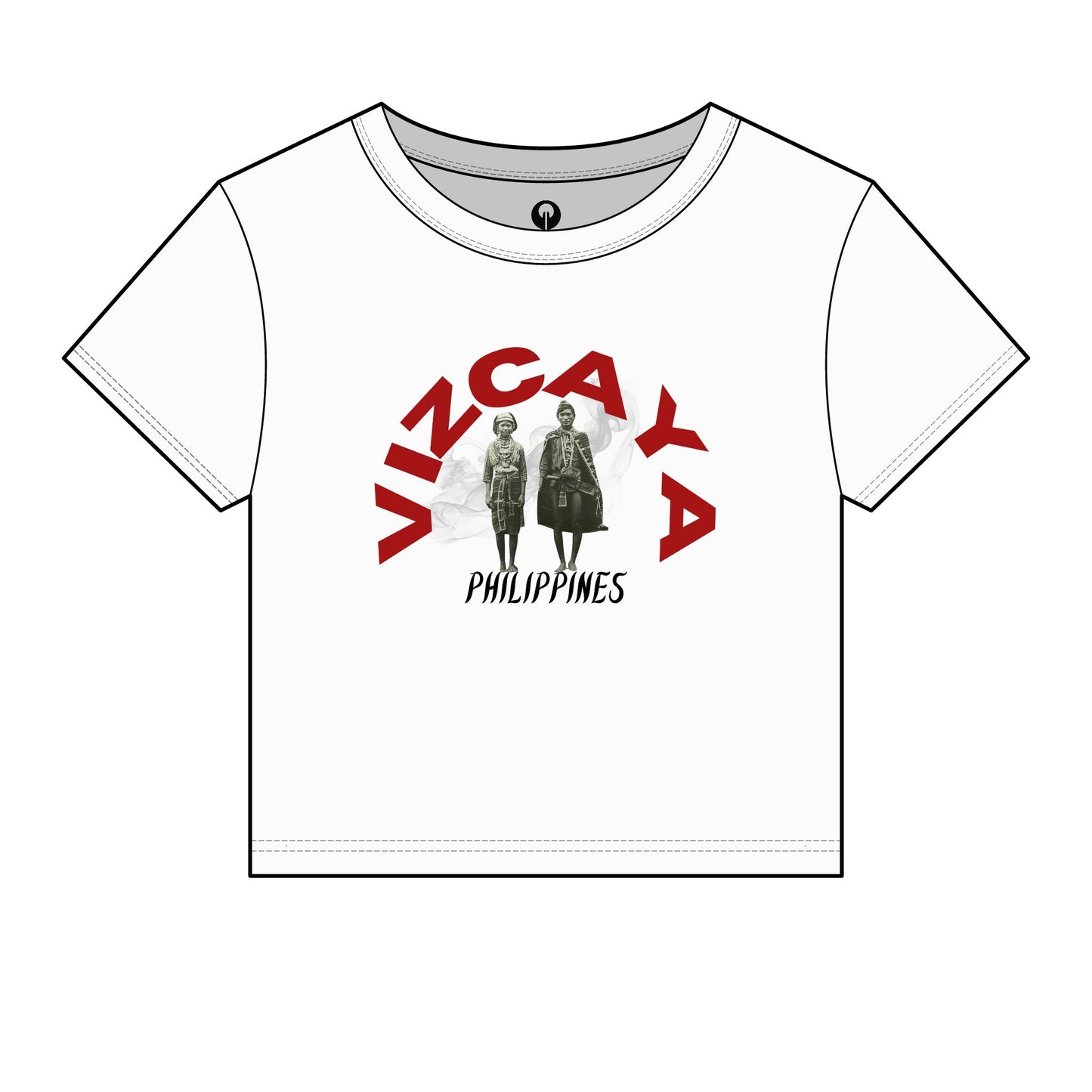 MOTHER LANDS Crop Tee - Red VIZCAYA