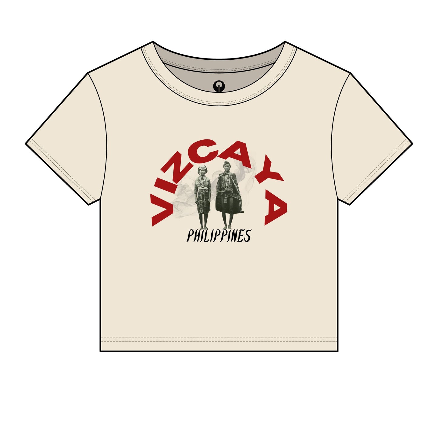 MOTHER LANDS Crop Tee - Red VIZCAYA