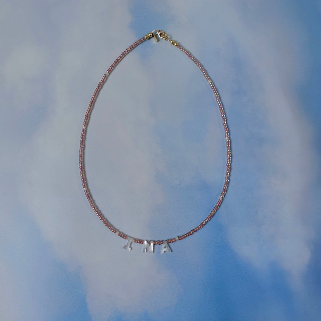 Ina Necklace - Soft Pink