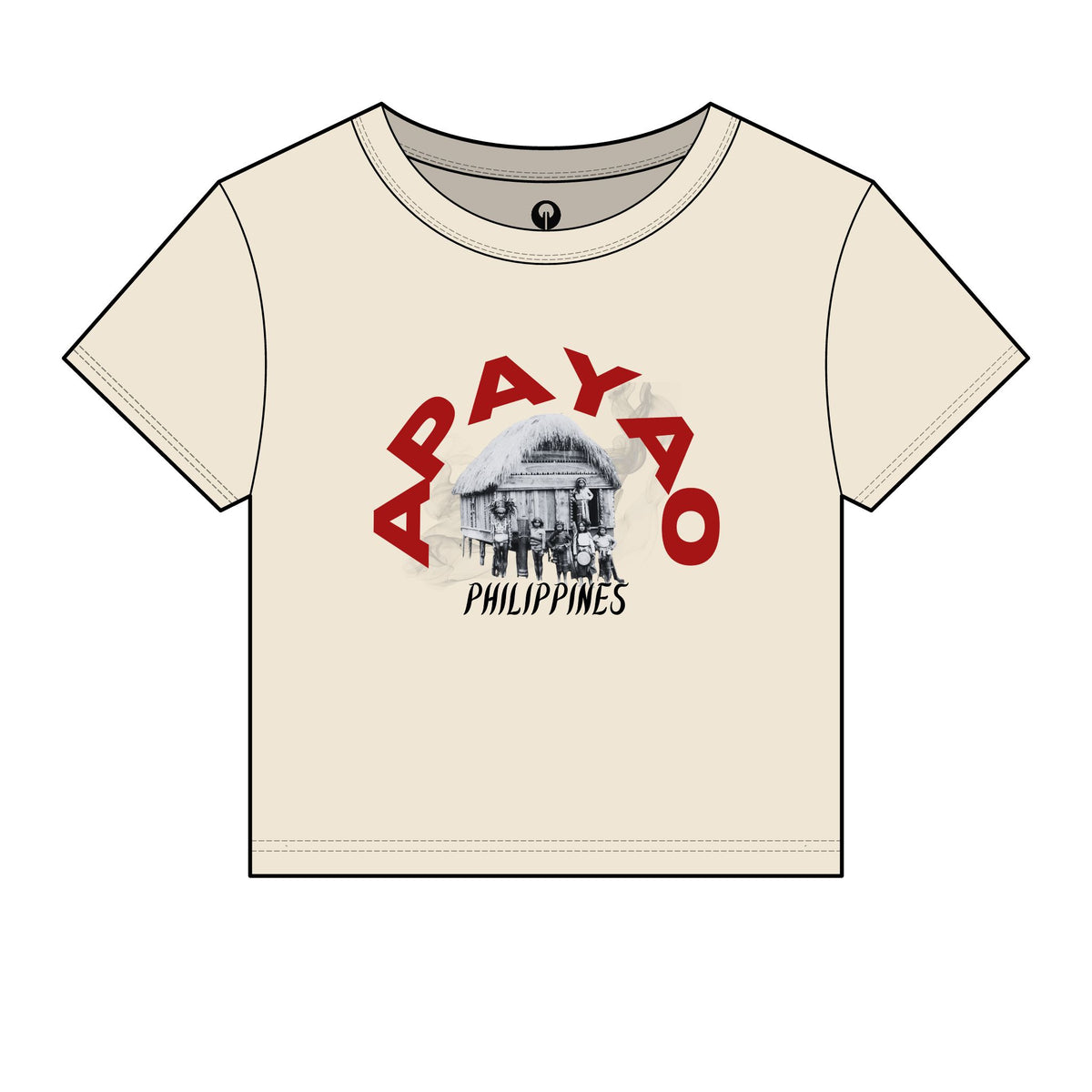 MOTHERLANDS Crop Tee - Red APAYAO