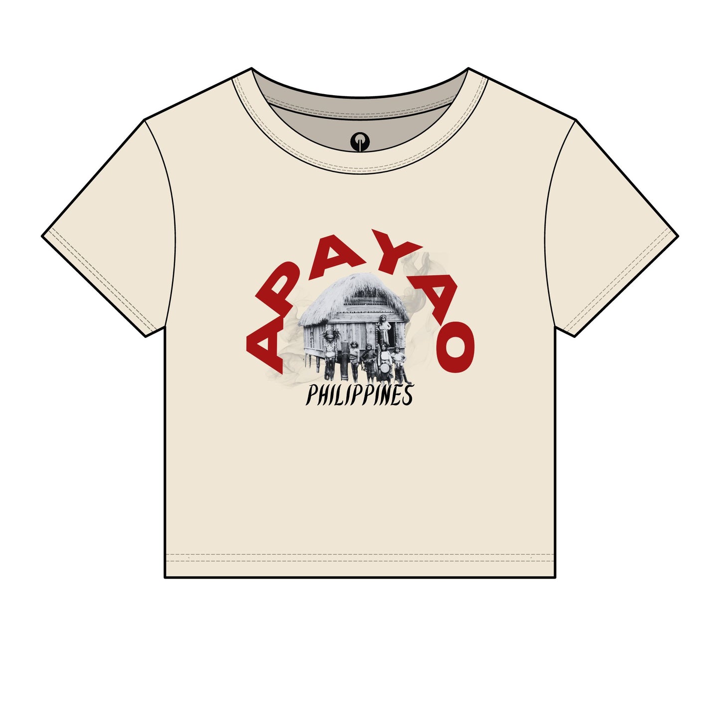 MOTHER LANDS Crop Tee - Red APAYAO
