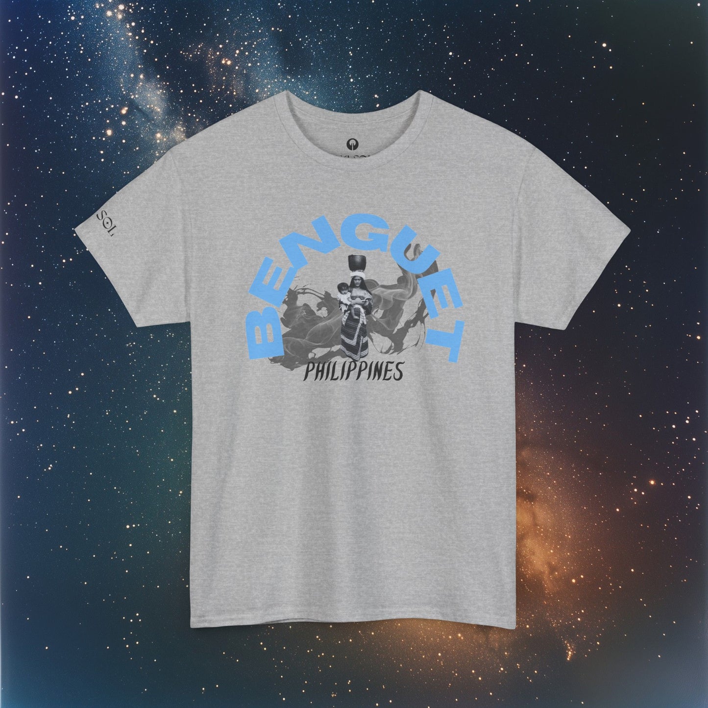 MOTHER LANDS Tee - Blue BENGUET