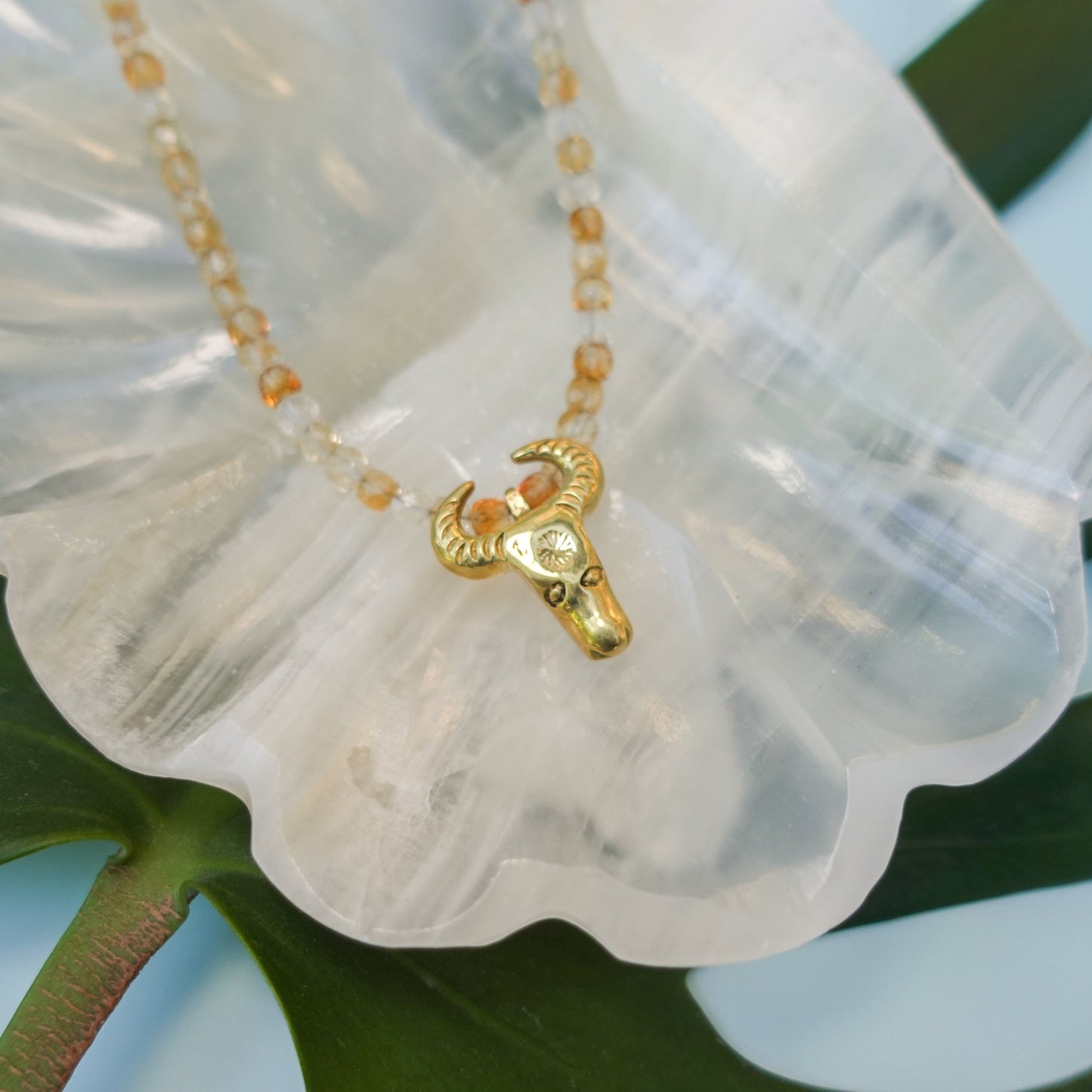 Nuwang Necklace - Citrine