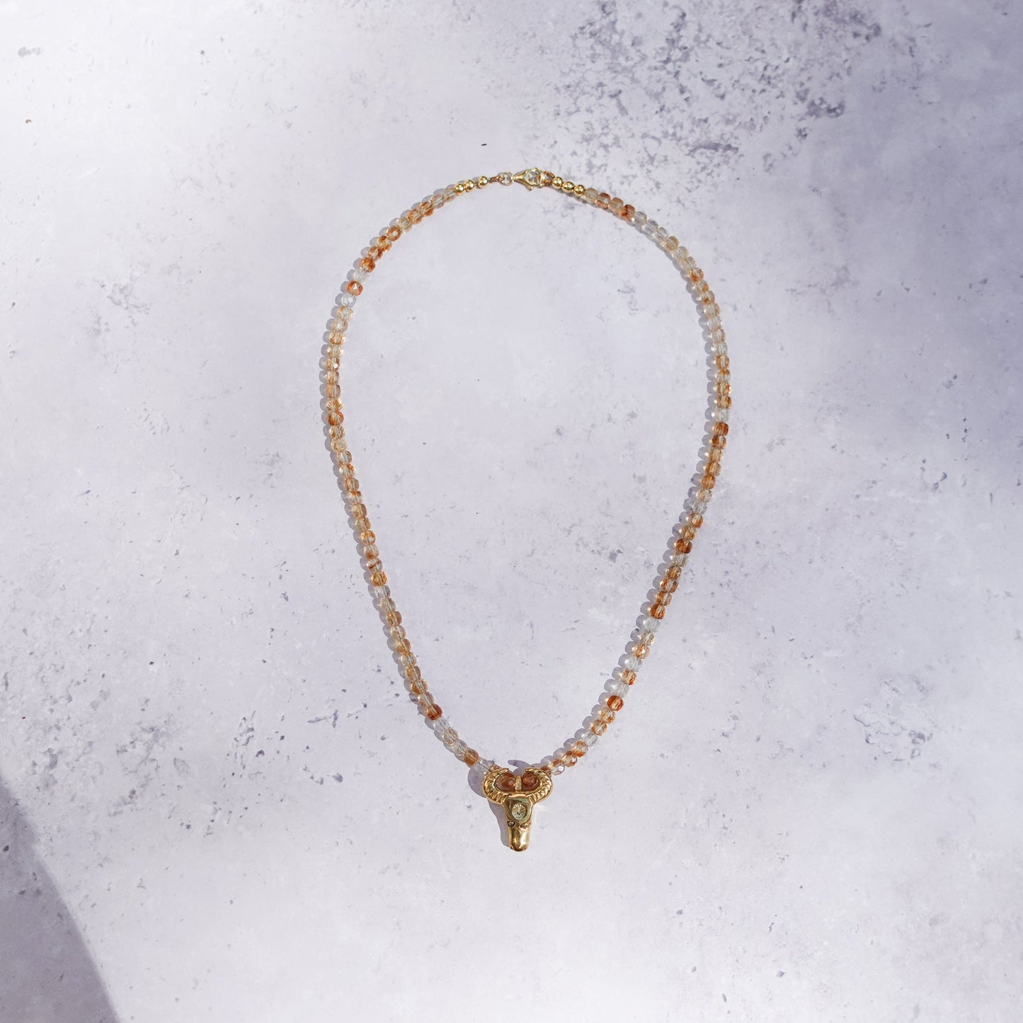 Nuwang Necklace - Citrine