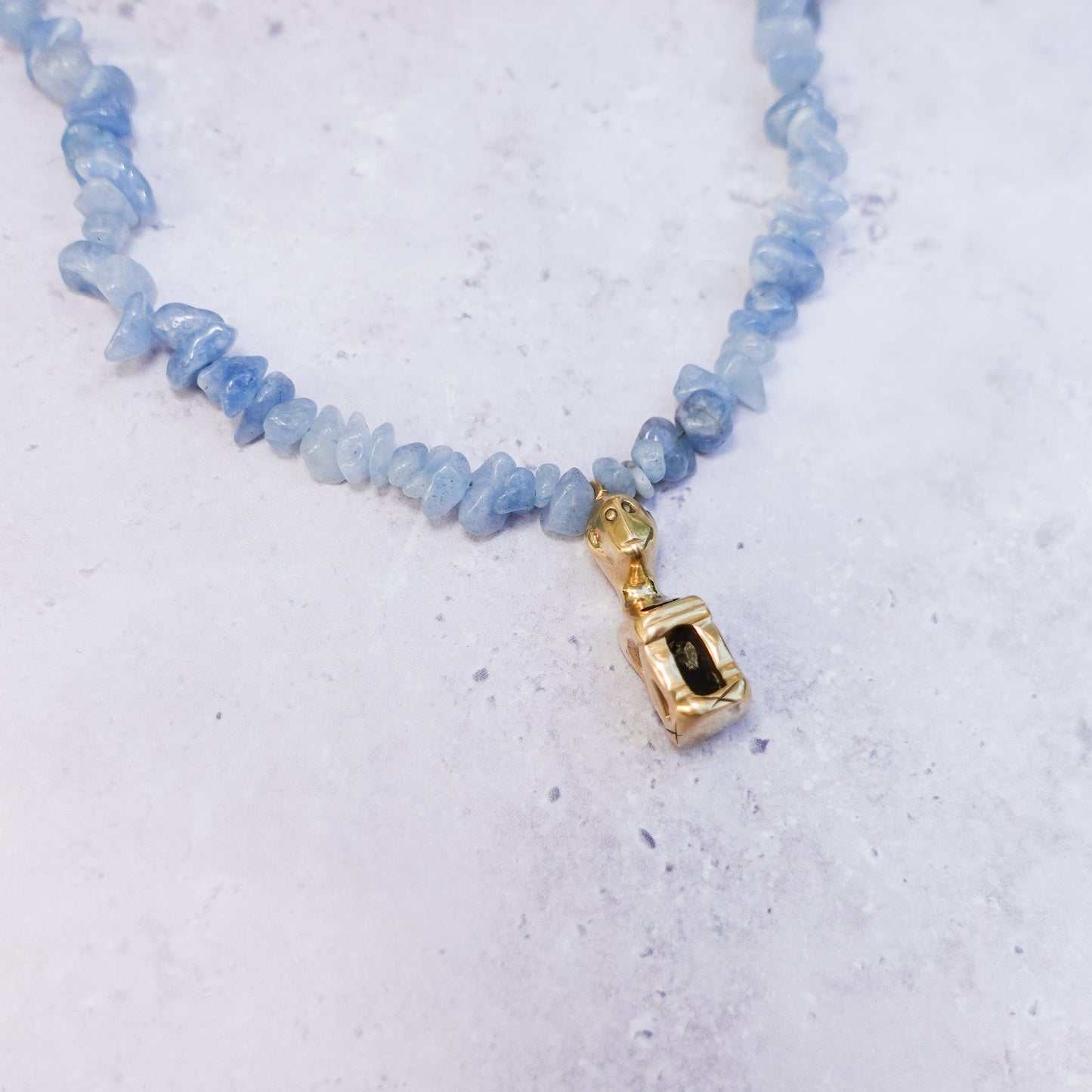 Bulul Necklace - Aquamarine