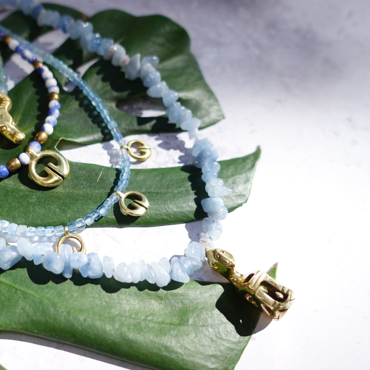 Bulul Necklace - Aquamarine