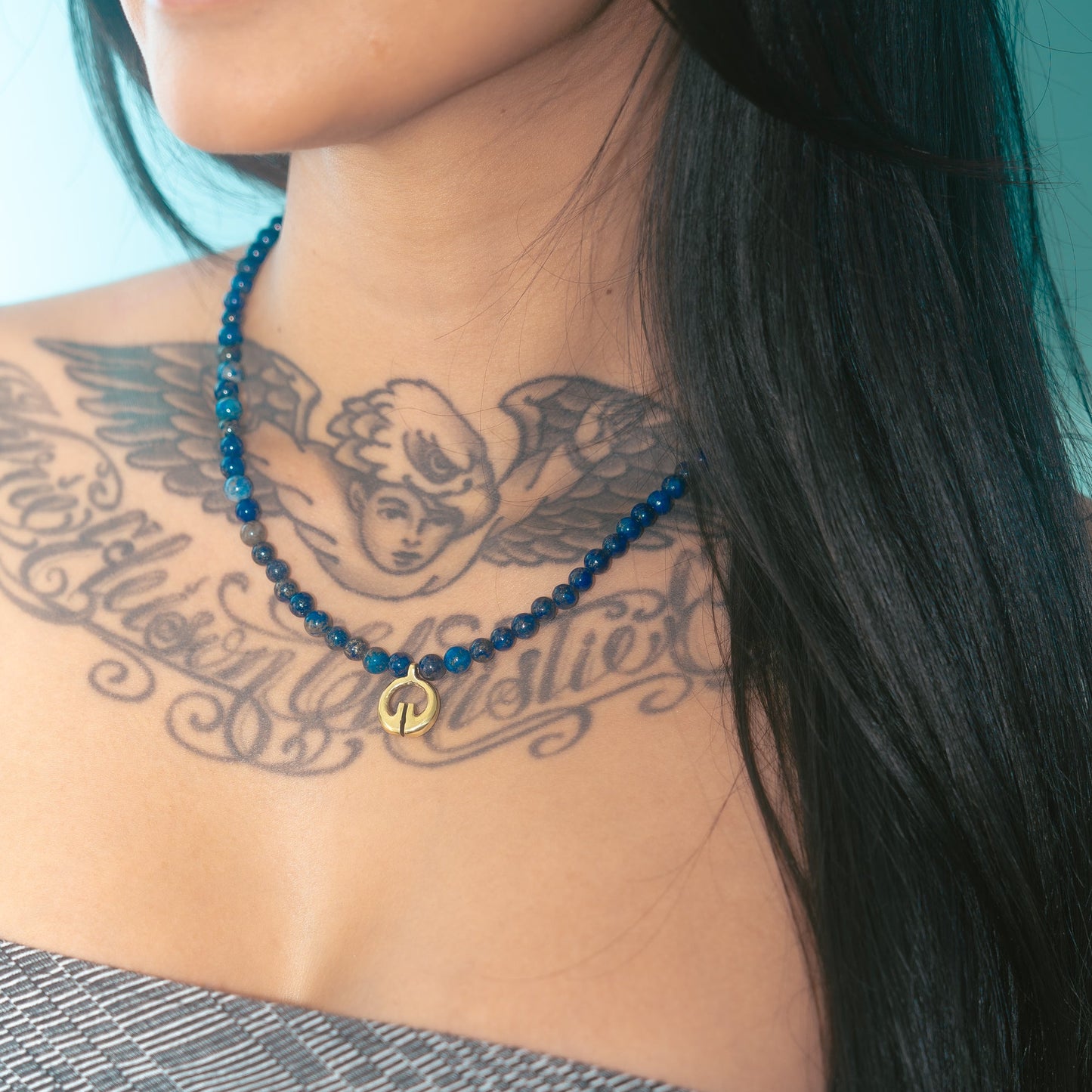 Kananumoan Necklace - Lapis Lazuli