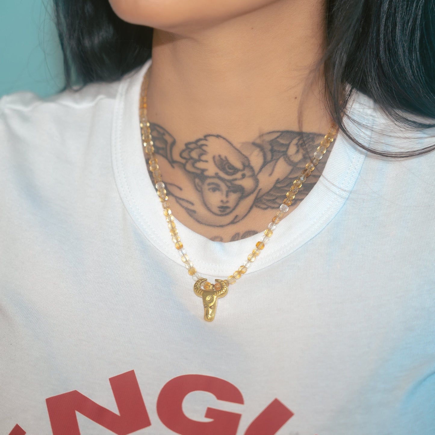 Nuwang Necklace - Citrine
