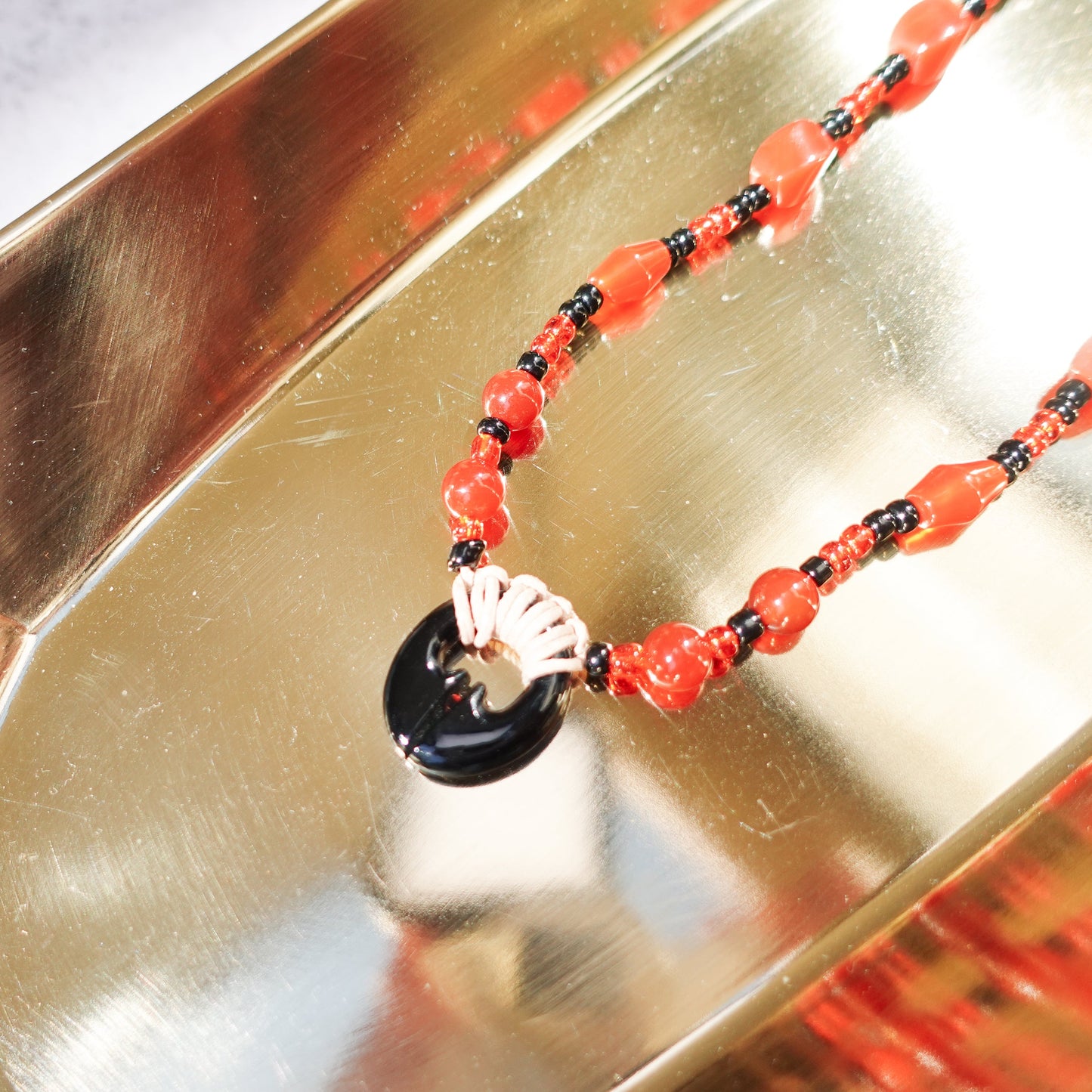 Onyx Lingling O - Carnelian