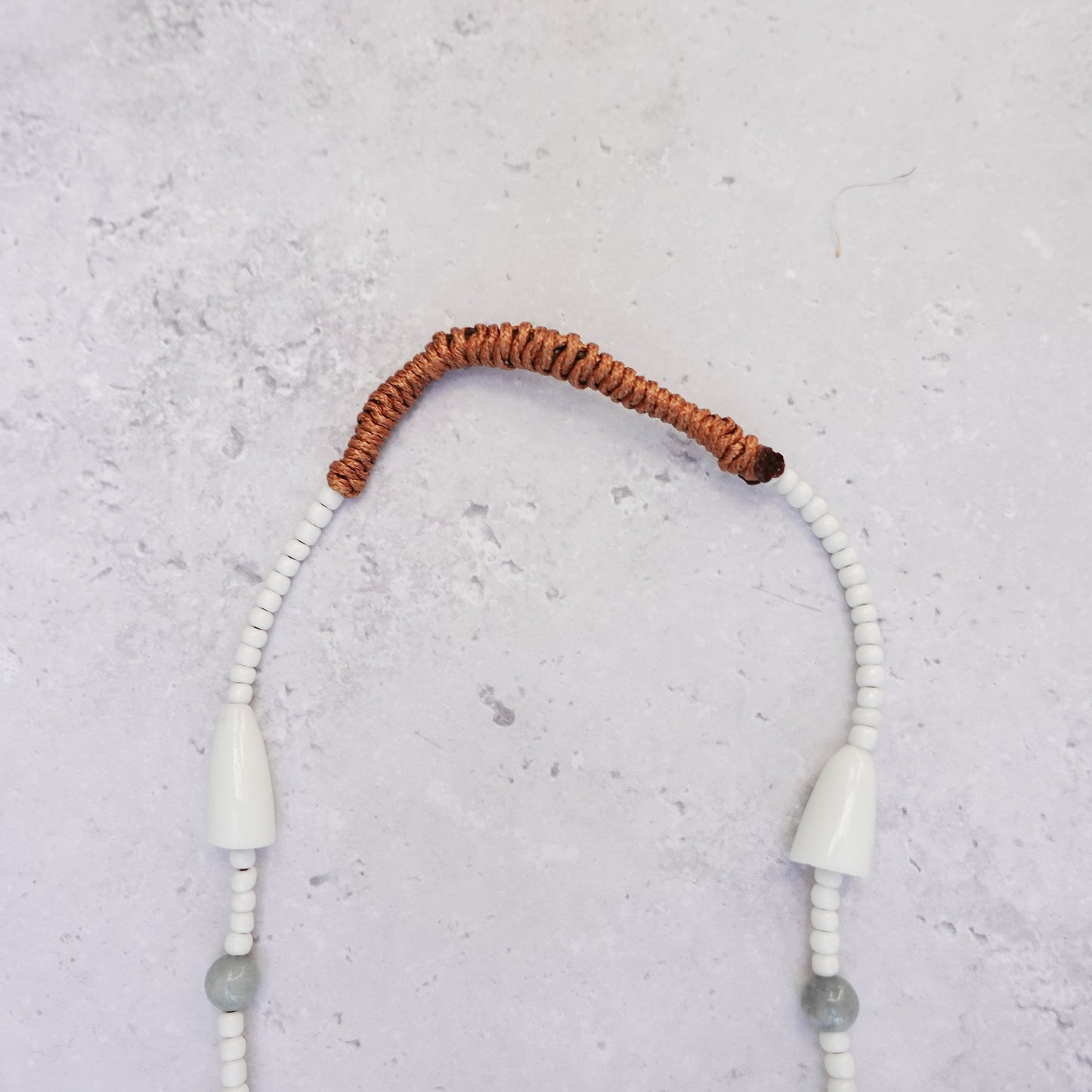 Ibaloi Necklace - White with Blue
