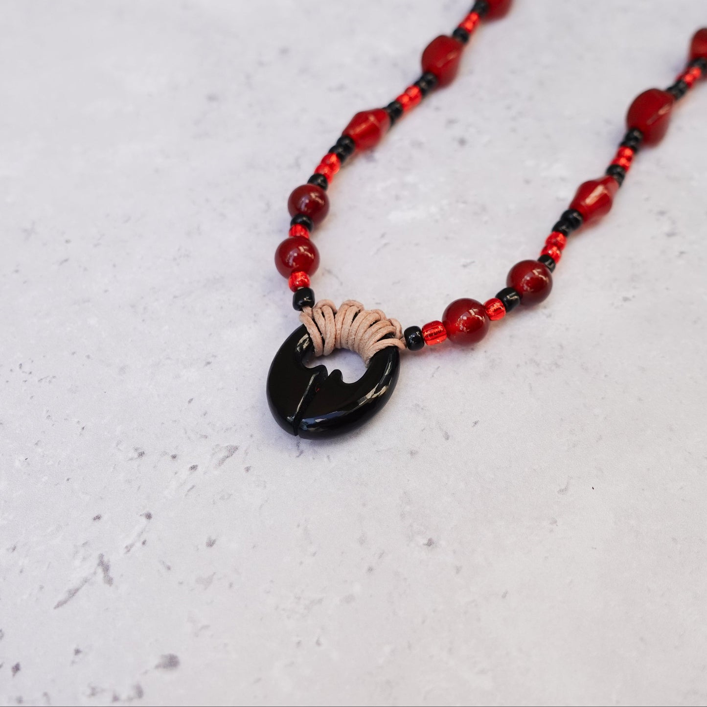Onyx Lingling O - Carnelian