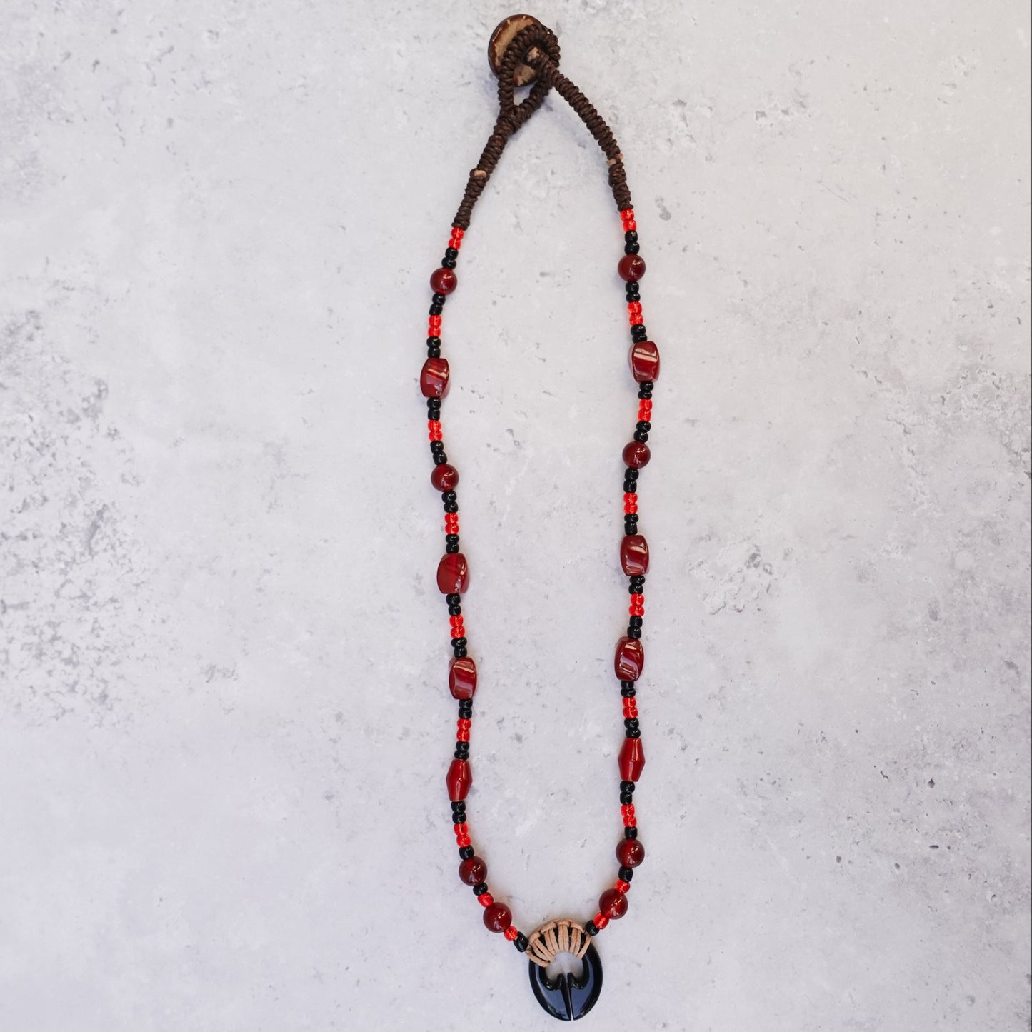 Onyx Lingling O - Carnelian