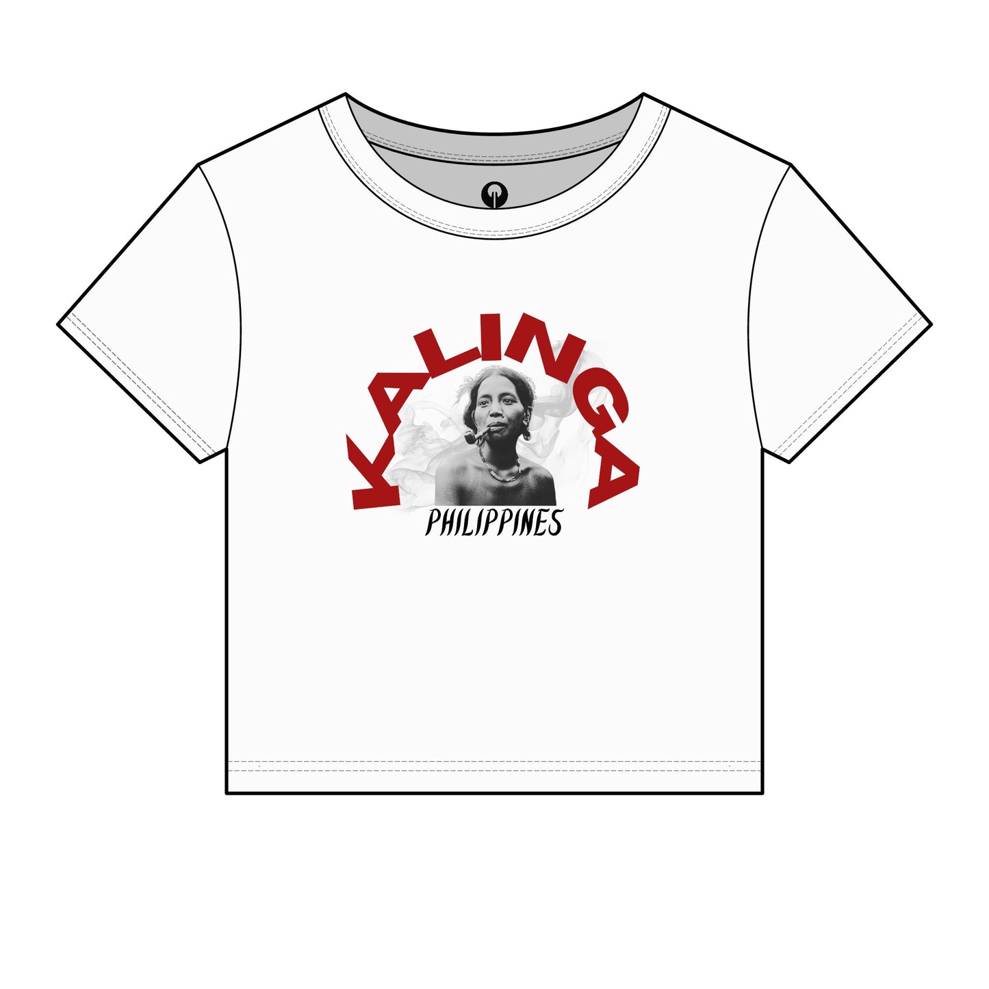 MOTHER LANDS Crop Tee - Red KALINGA