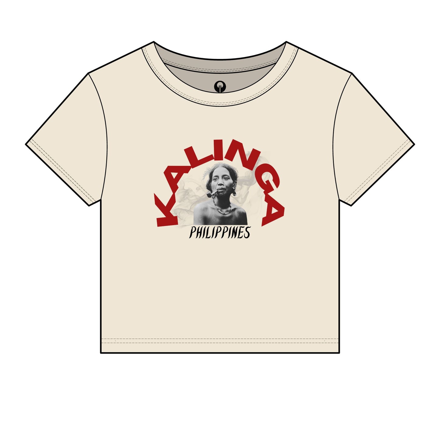 MOTHER LANDS Crop Tee - Red KALINGA