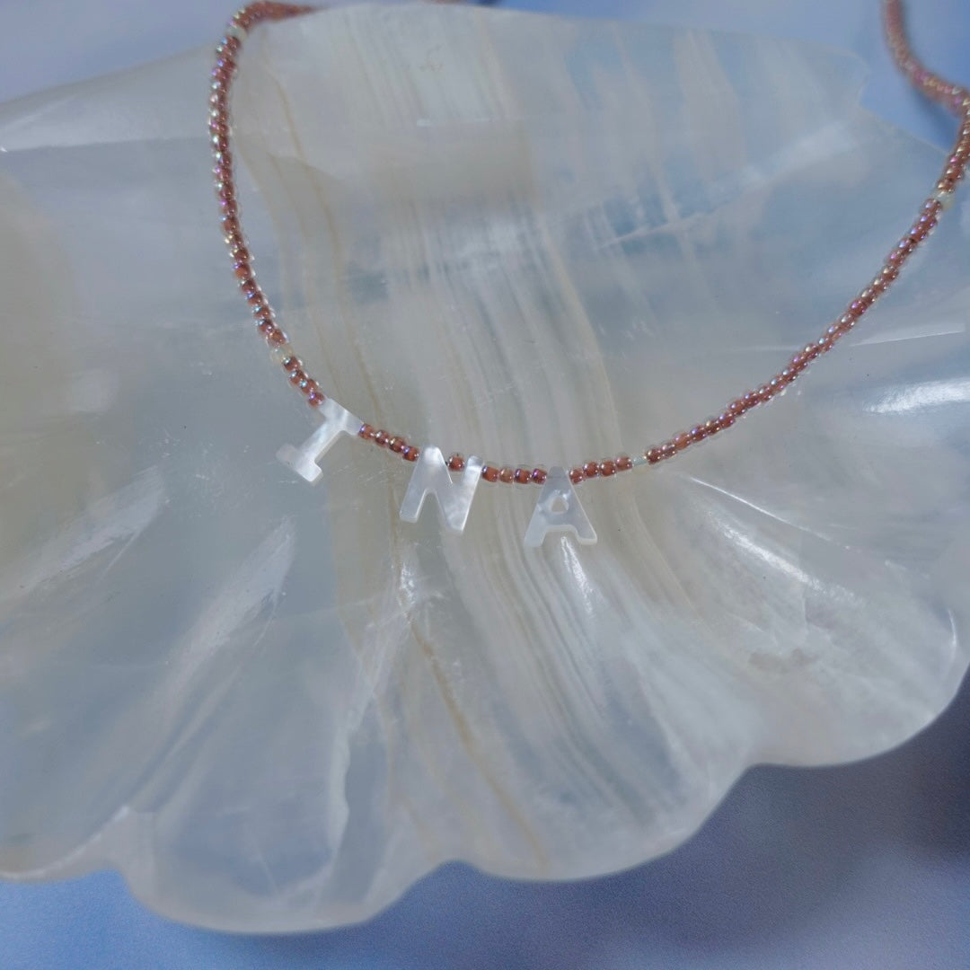 Ina Necklace - Soft Pink