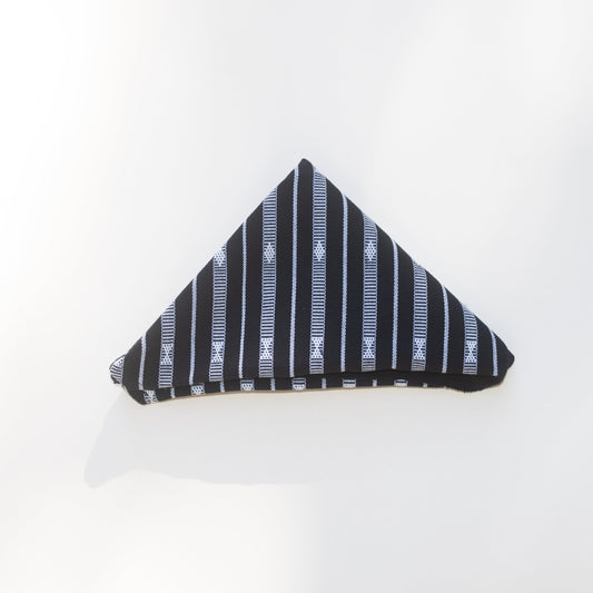 KINAN-EW BANDANA - BLACK W. WHITE