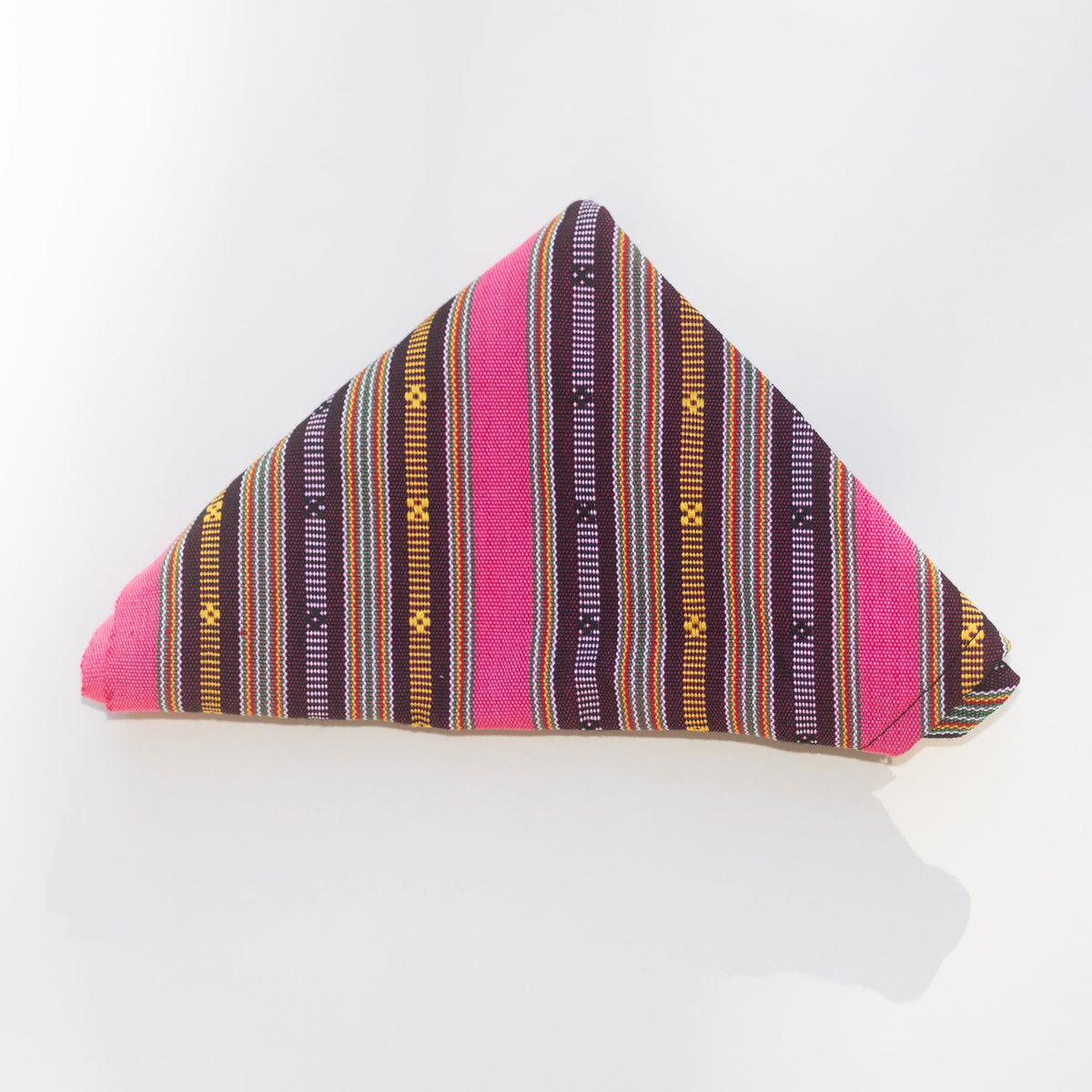 LILAKTOB BANDANA - MAROON / PINK W. YELLOW