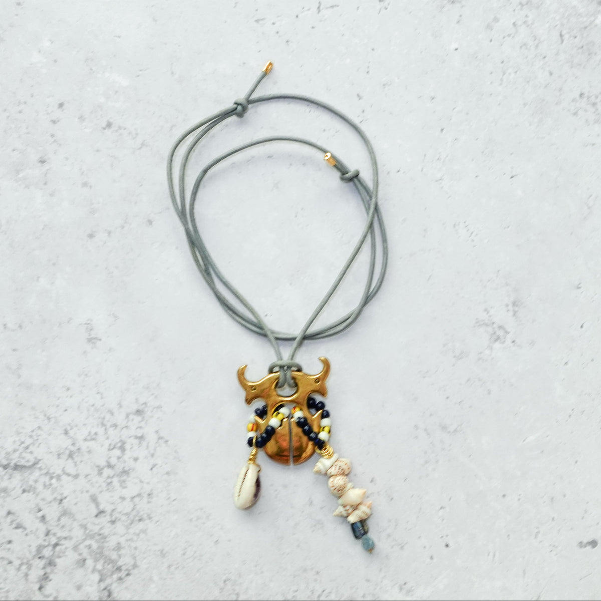 Beaded Pinangpanga - Grey 1 /1